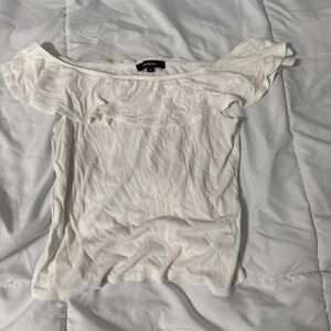 Ambiance Cream Off-Shoulder Blouse